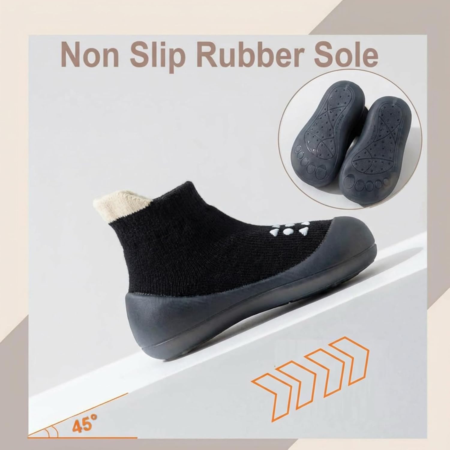 Hstyle Baby Sock Shoes Toddler