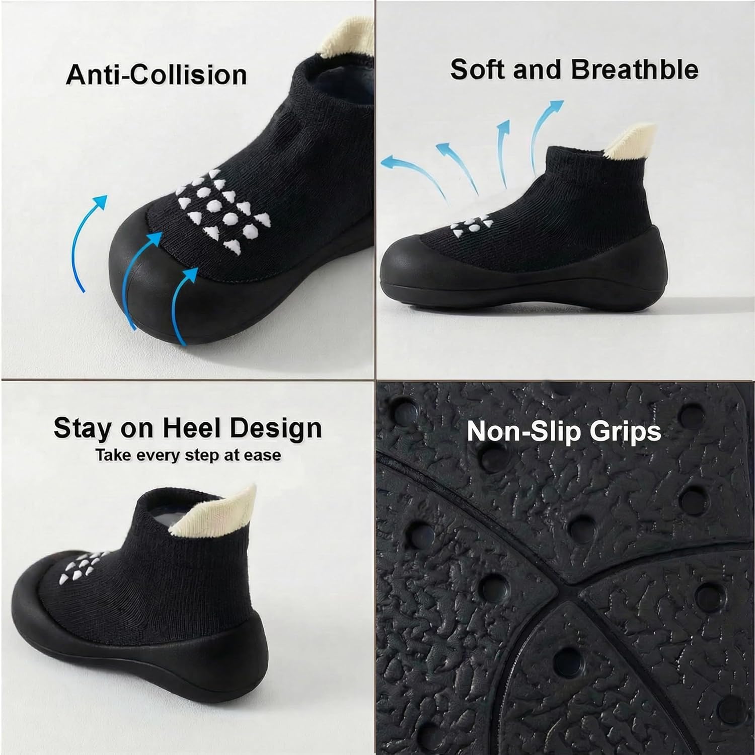 Hstyle Baby Sock Shoes Toddler