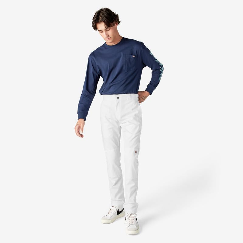 Dickies Men's Skinny Straight Double Knee Work Pants - Image 5