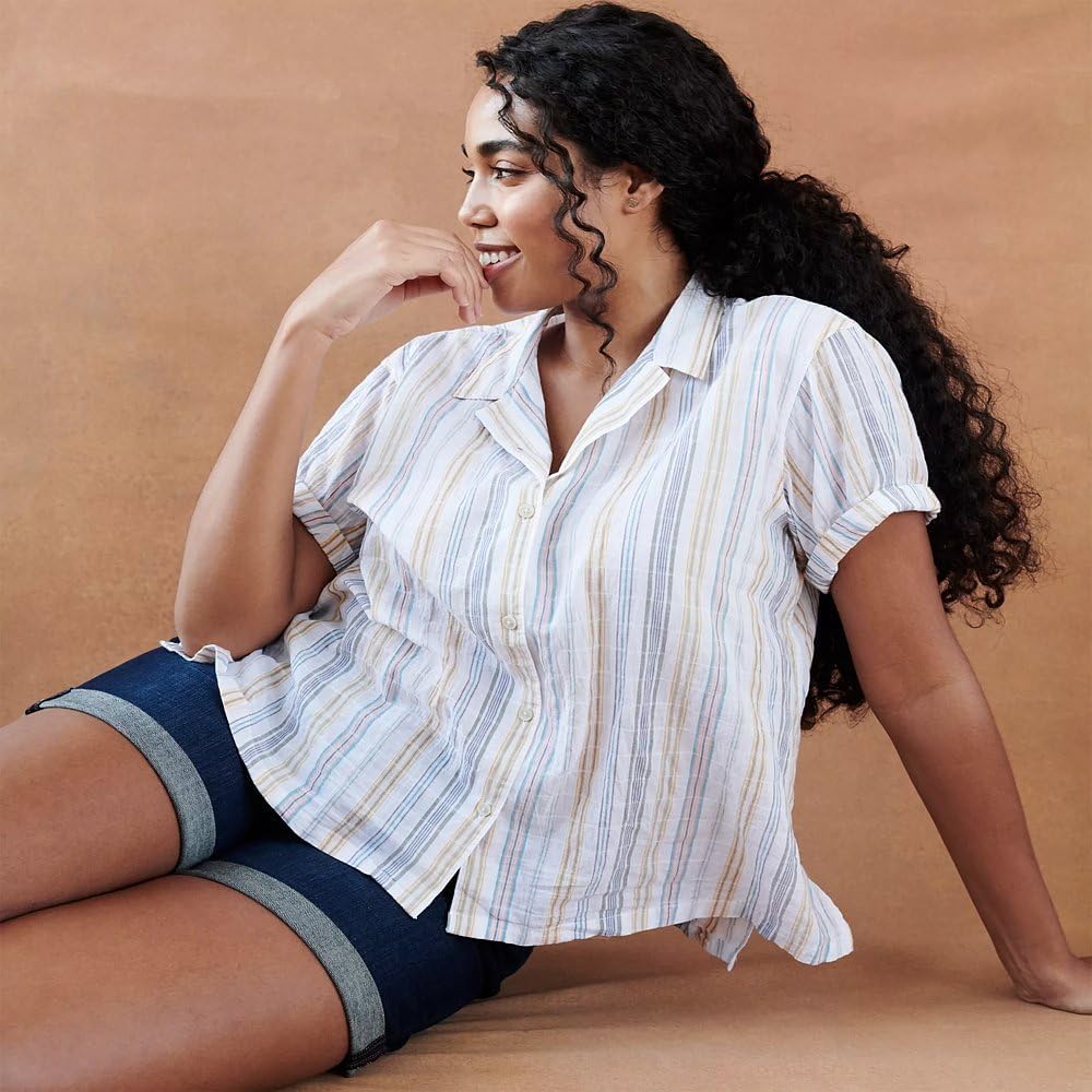 Eddie Bauer Women's Short Sleeve Packable Camp Shirt - Image 3