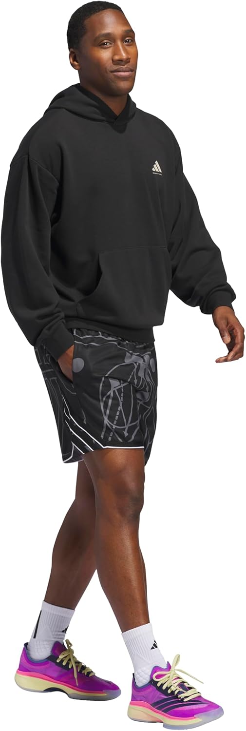 adidas Mens Crazylite All Over Printed Basketball Shorts - Image 3