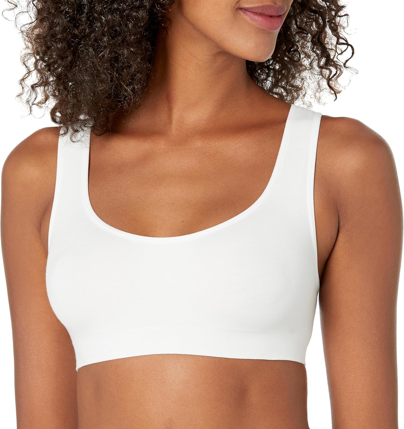 OnGossamer Women's Cabana Cotton Seamless Easy Tank Wireless Bralette