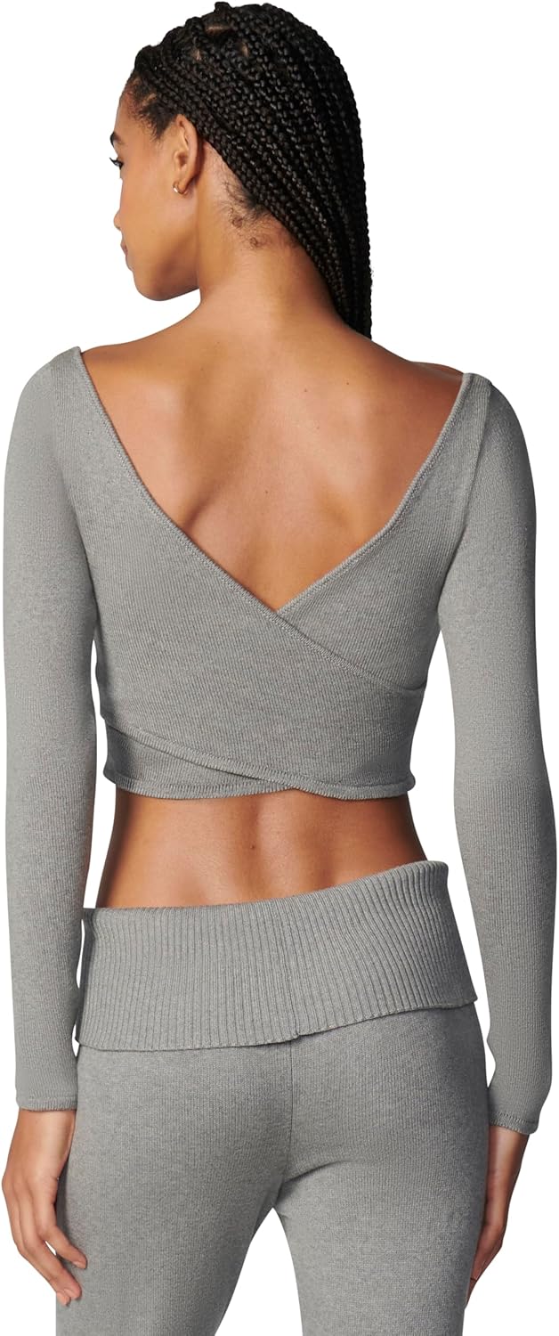 Florence by Mills Women's Barre Collection Crossback Sweater Top - Image 4