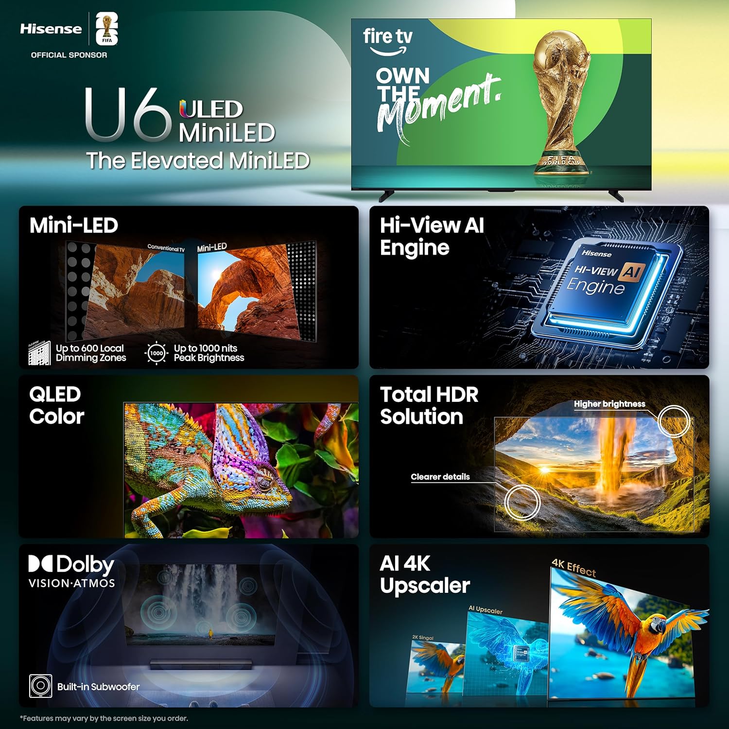 Hisense 65" Class U6 Series