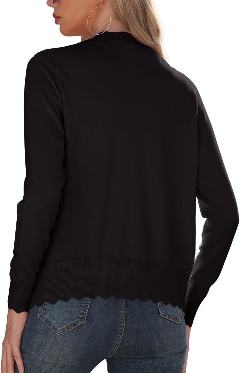 GRECERELLE Women's Long Sleeve V-Neck