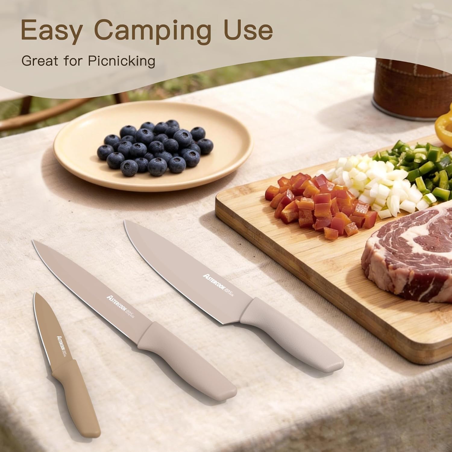 Astercook Knife Set, 13 Pieces