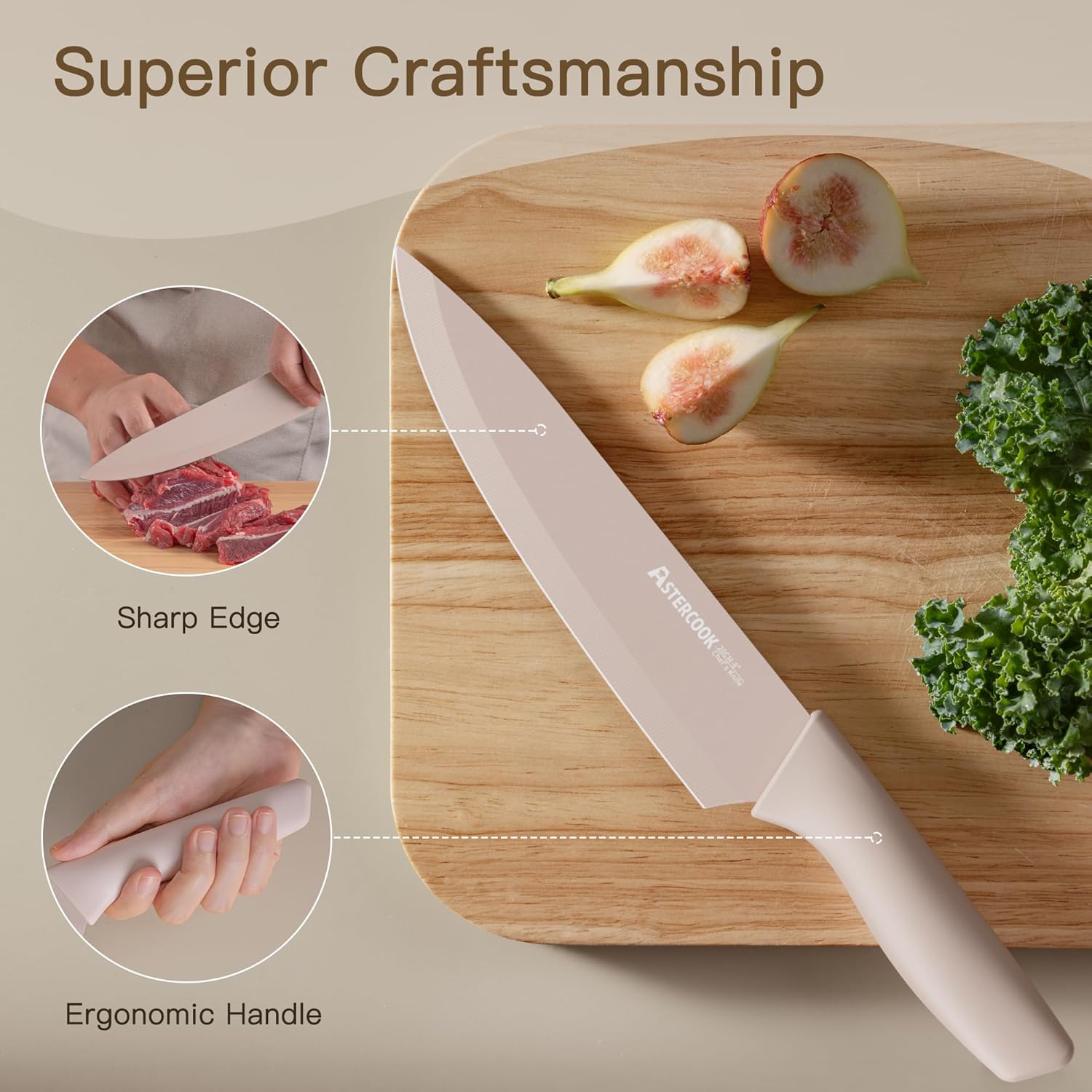 Astercook Knife Set, 13 Pieces