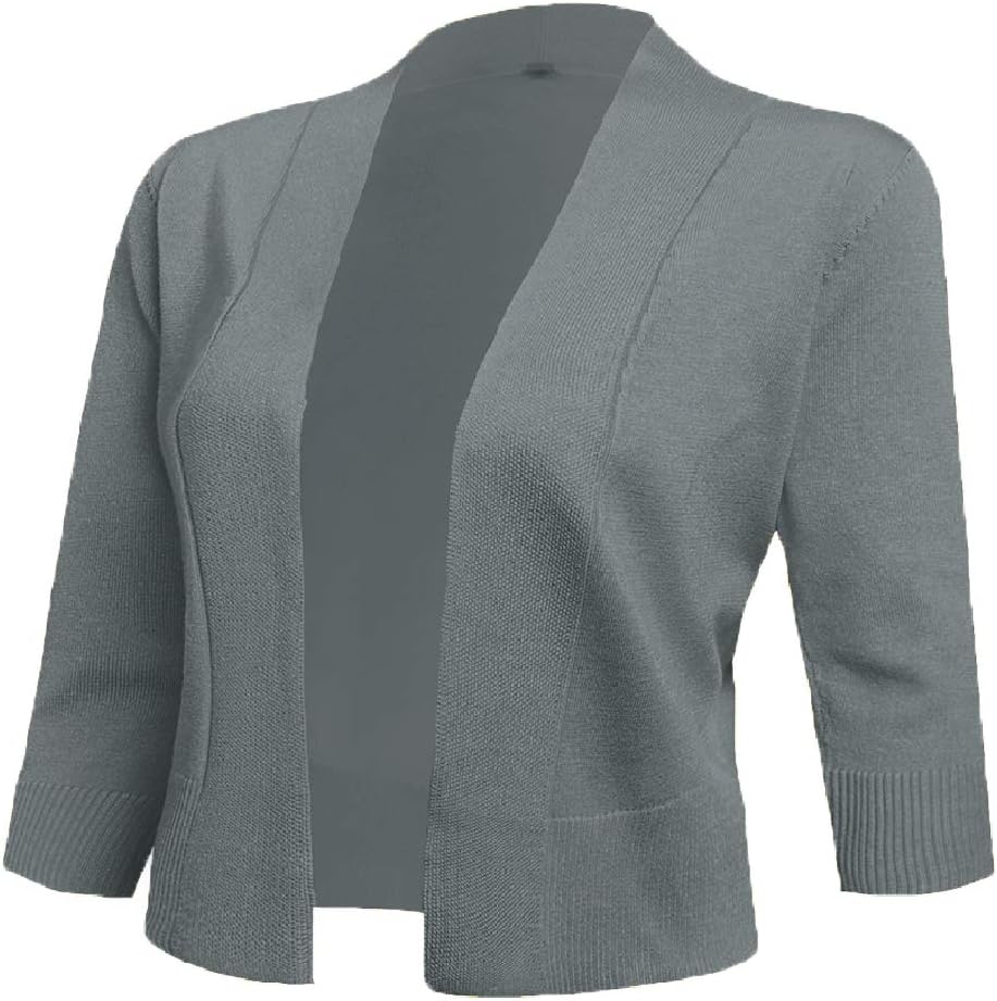 AAMILIFE Women's 3/4 Sleeve Cropped