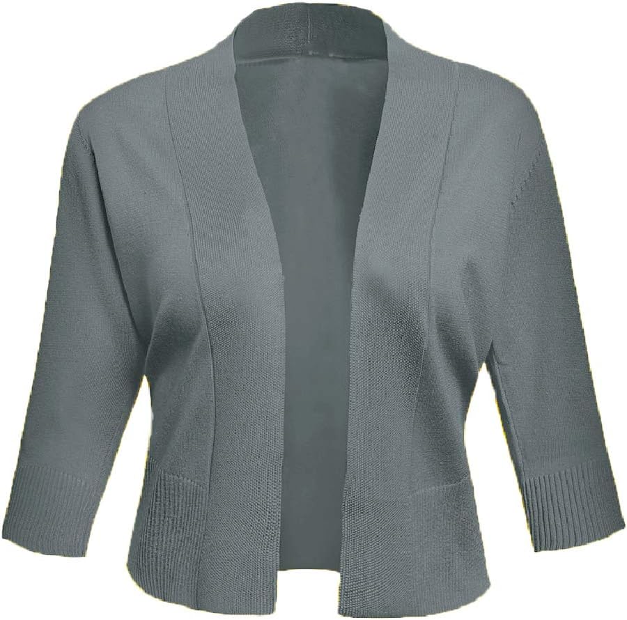 AAMILIFE Women's 3/4 Sleeve Cropped