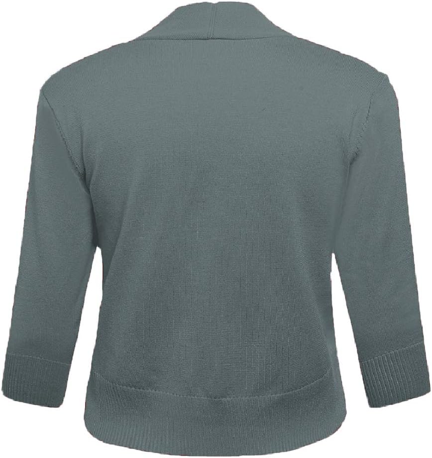 AAMILIFE Women's 3/4 Sleeve Cropped