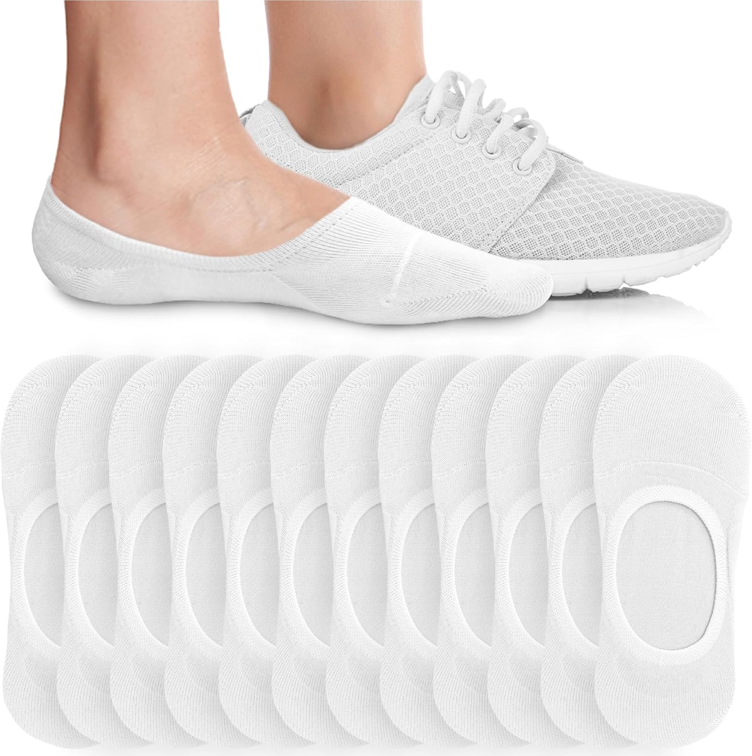 Eedor No Show Socks Womens