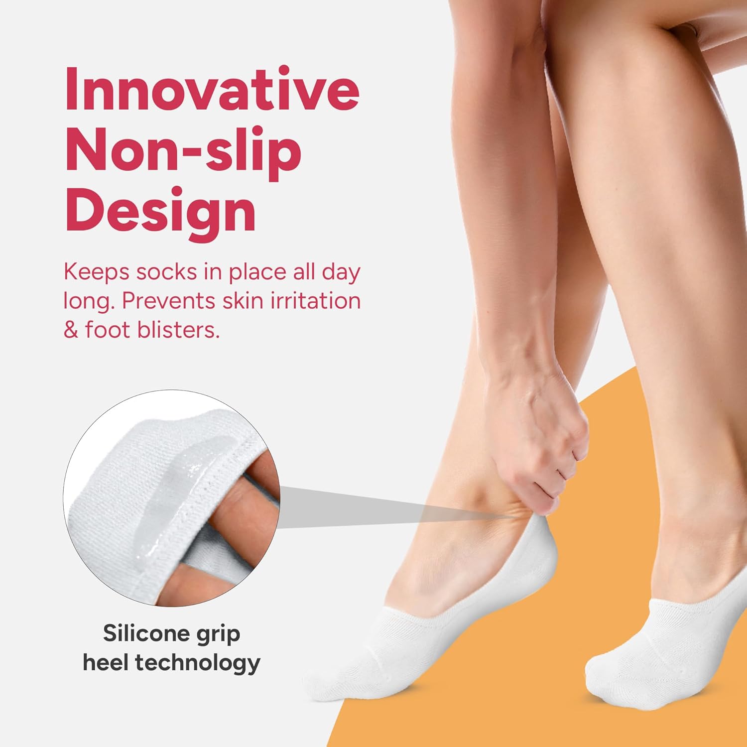 Eedor No Show Socks Womens
