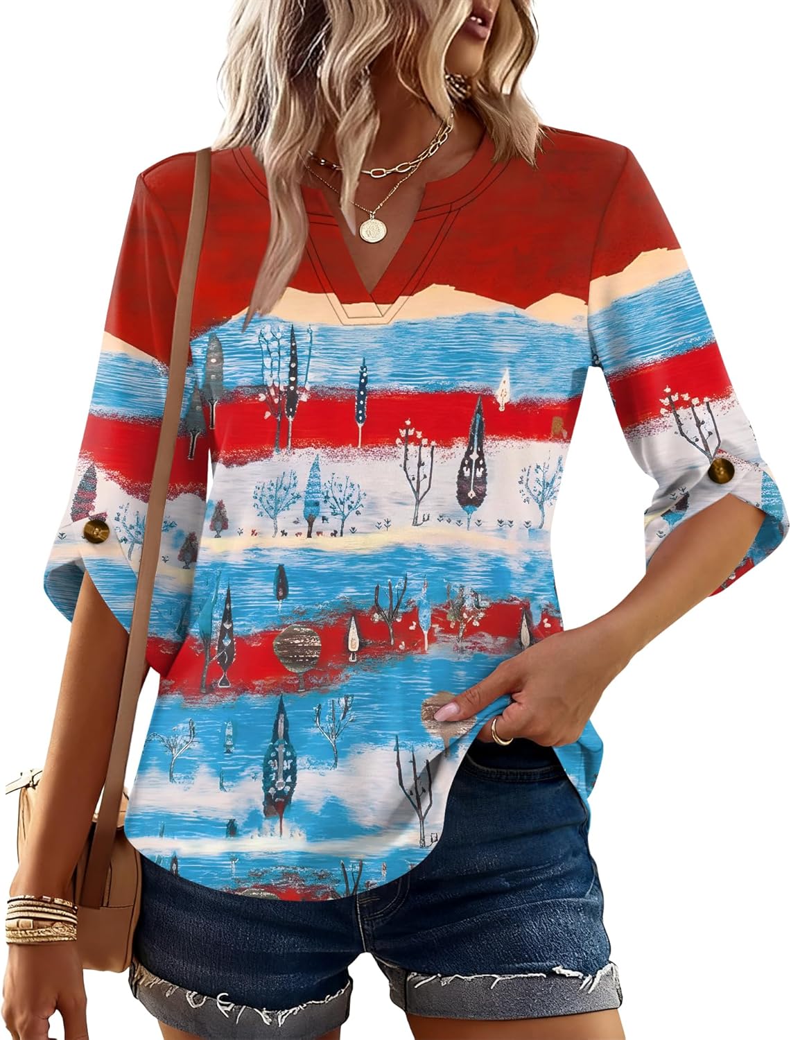 Kistore Womens 3/4 Length Sleeve