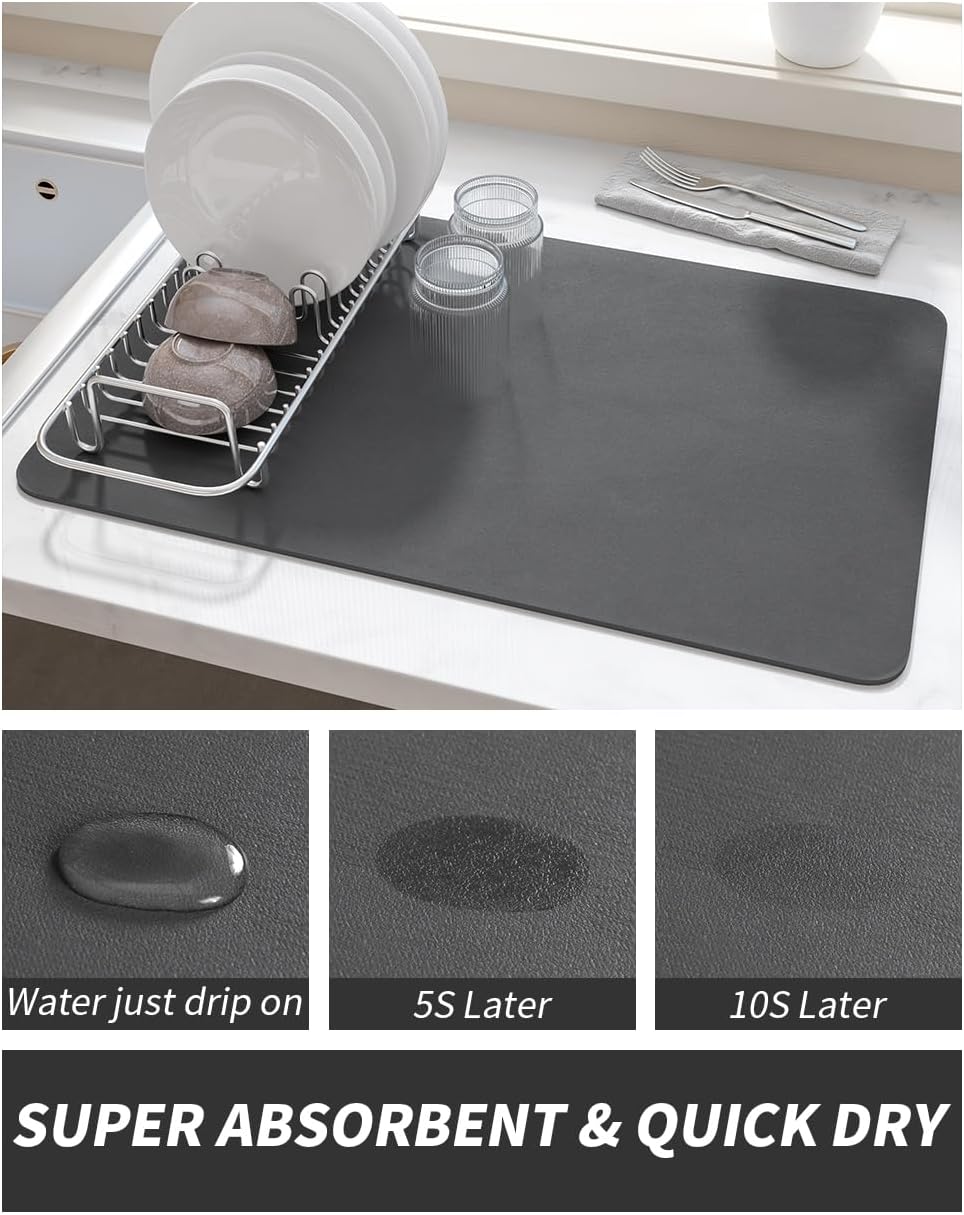 AMOAMI Dish Drying Mat