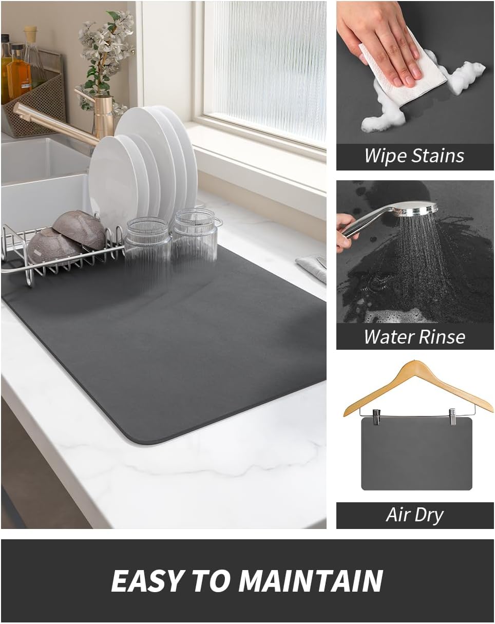 AMOAMI Dish Drying Mat