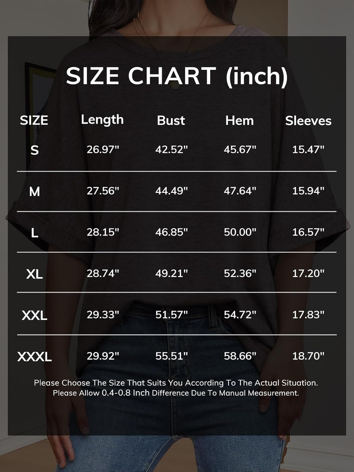 ATHMILE Womens Oversized T Shirts