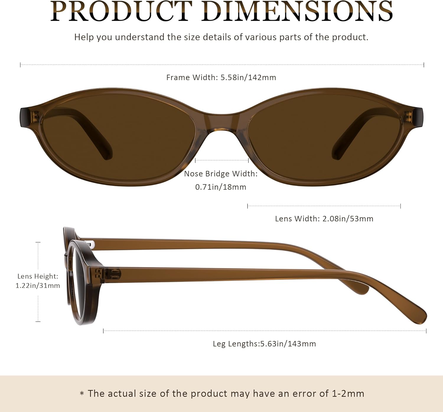 Sunglasses Womens Retro Oval Sunglasses