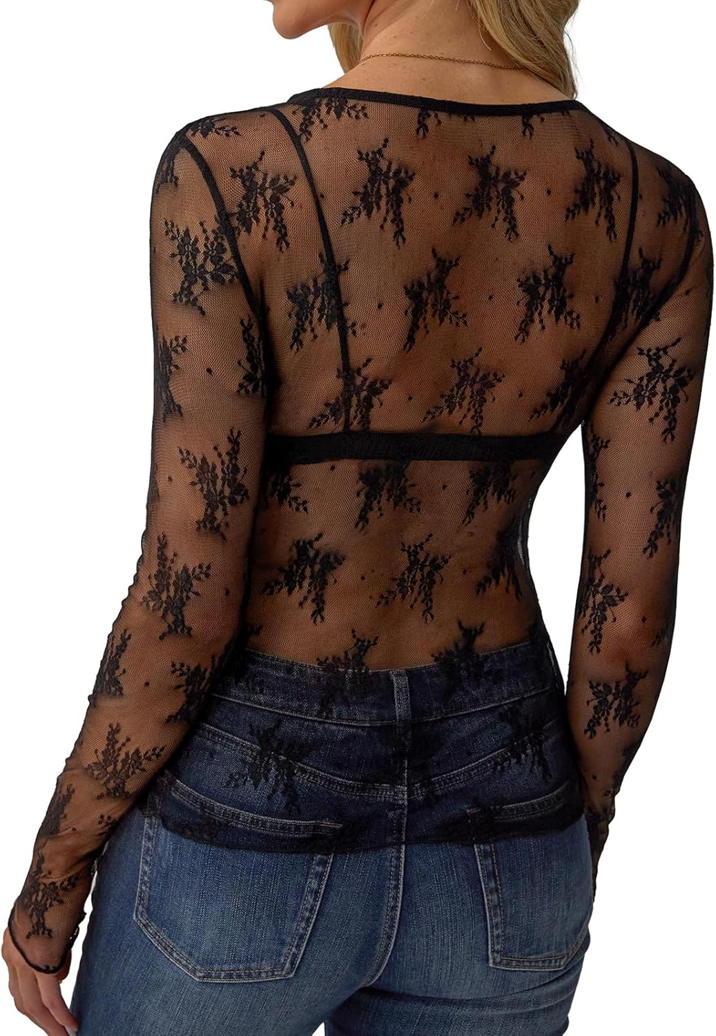 GKBK Womens Mesh Long Sleeve