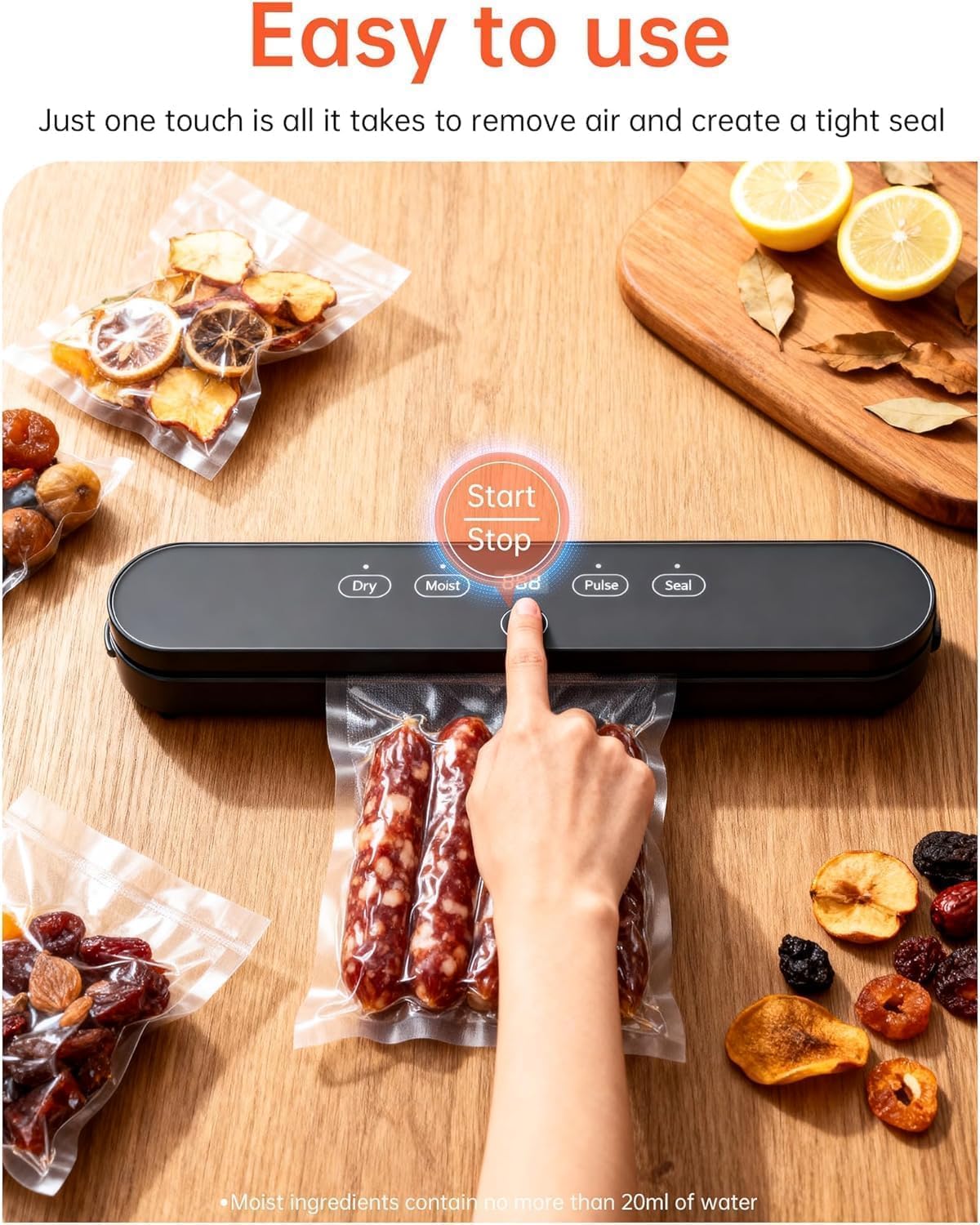 75kPa Vacuum Sealer Machine, Compact