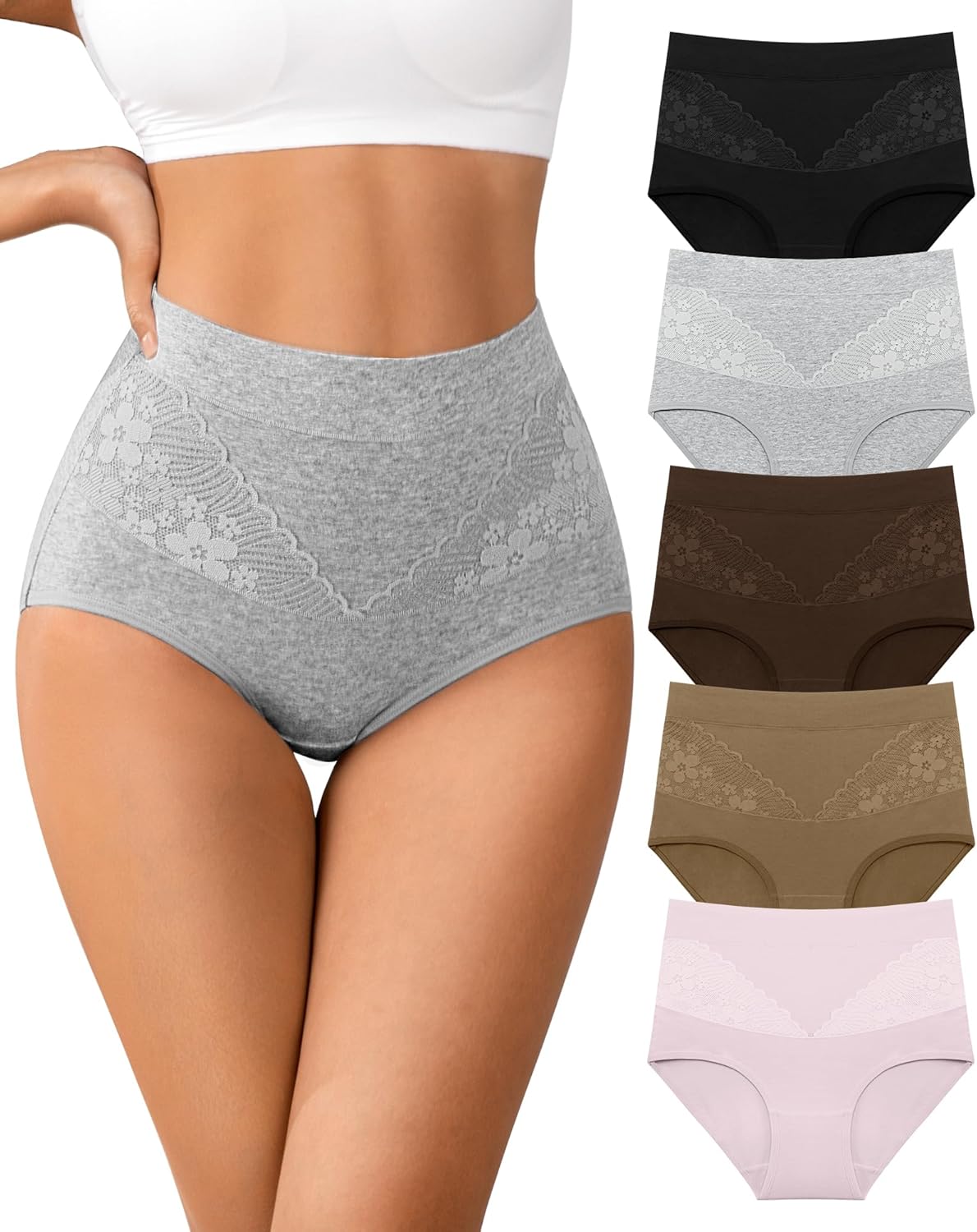 High Waisted Underwear for Womens