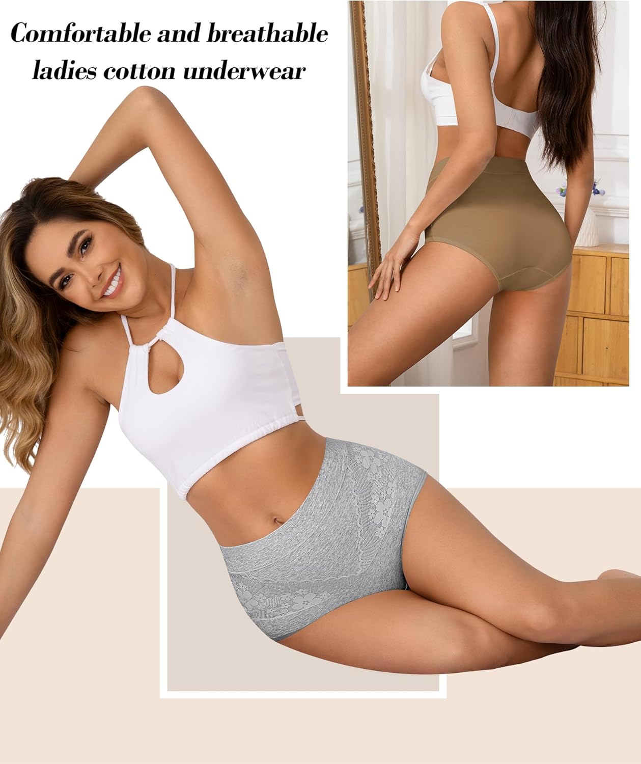 High Waisted Underwear for Womens