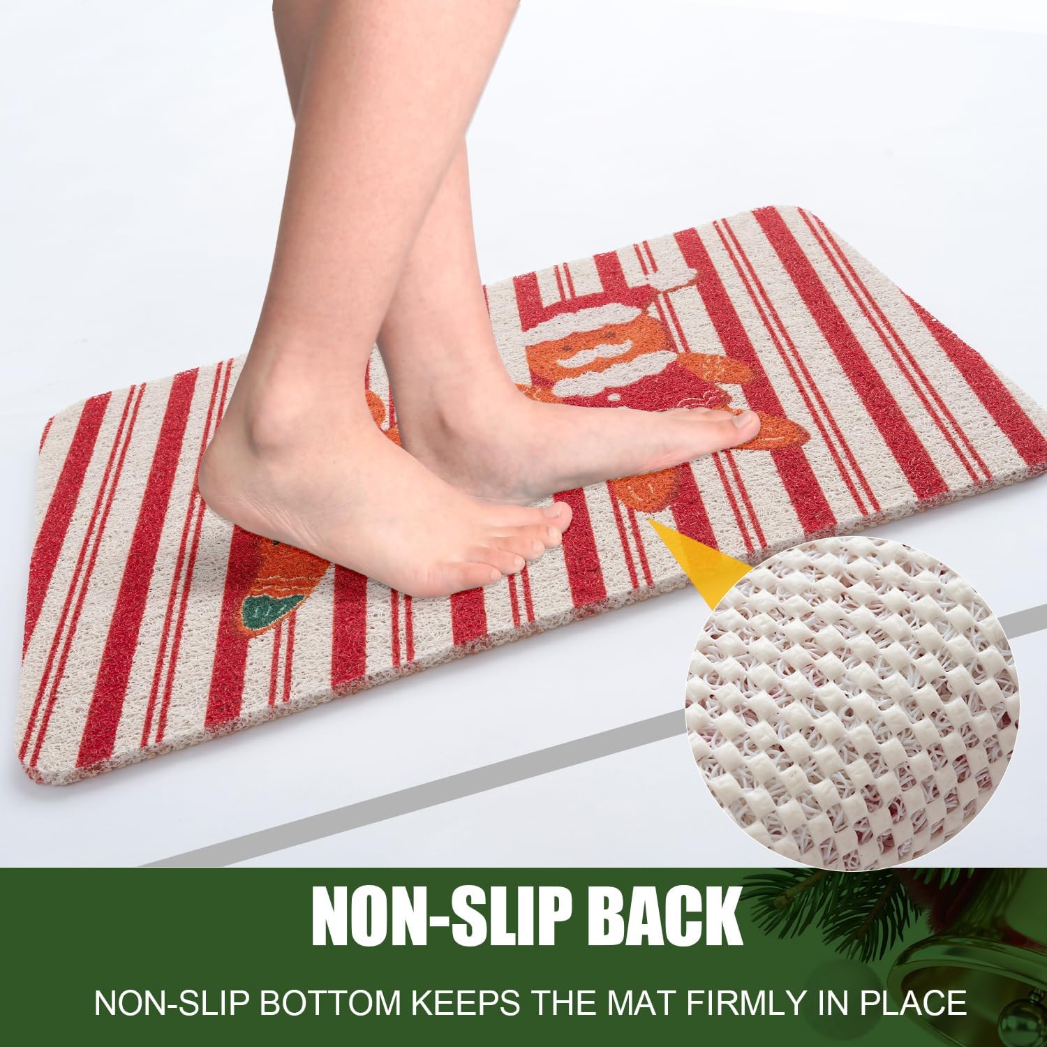 Hargiis Christmas Non-Slip Bathtub Mat