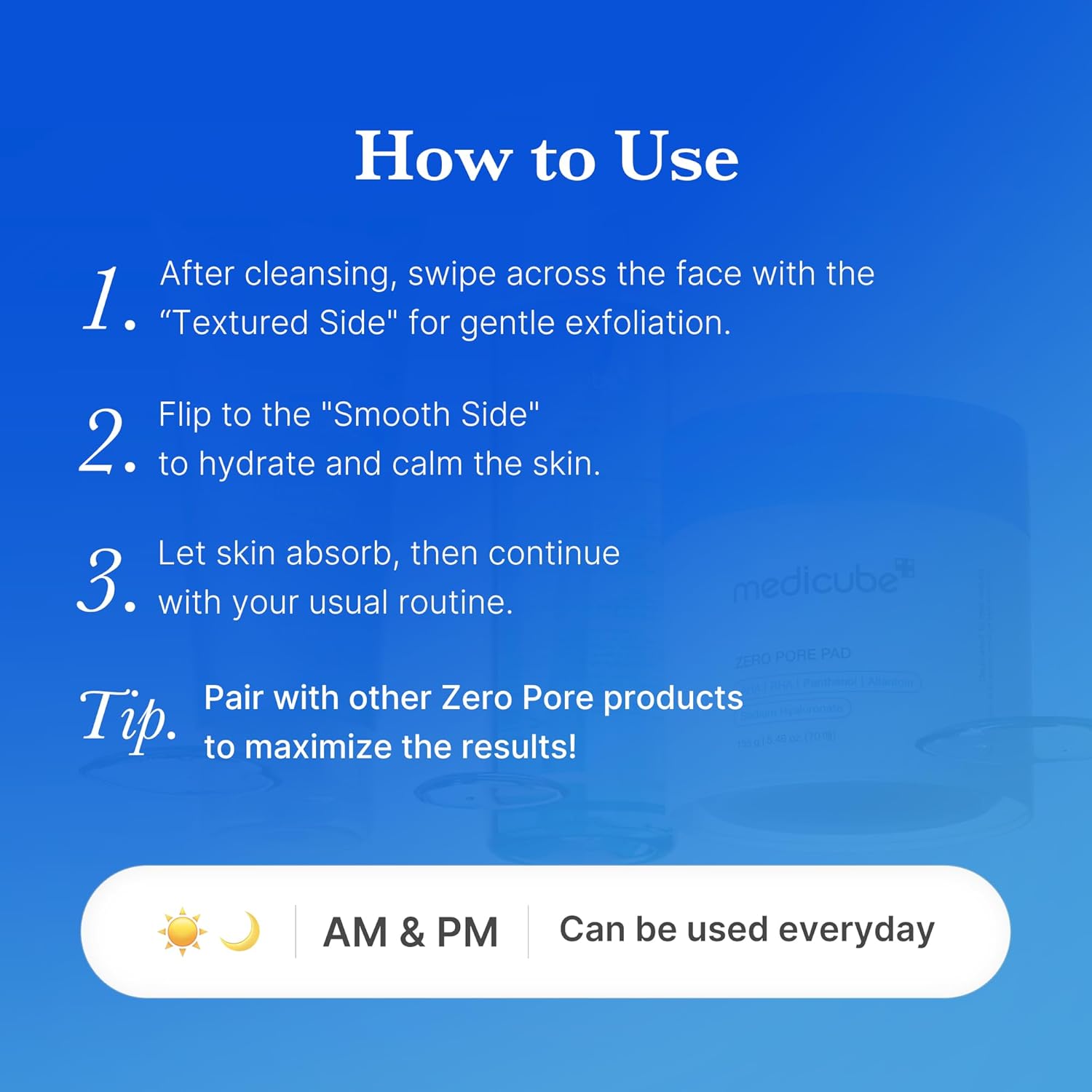 medicube Toner Pads Zero Pore