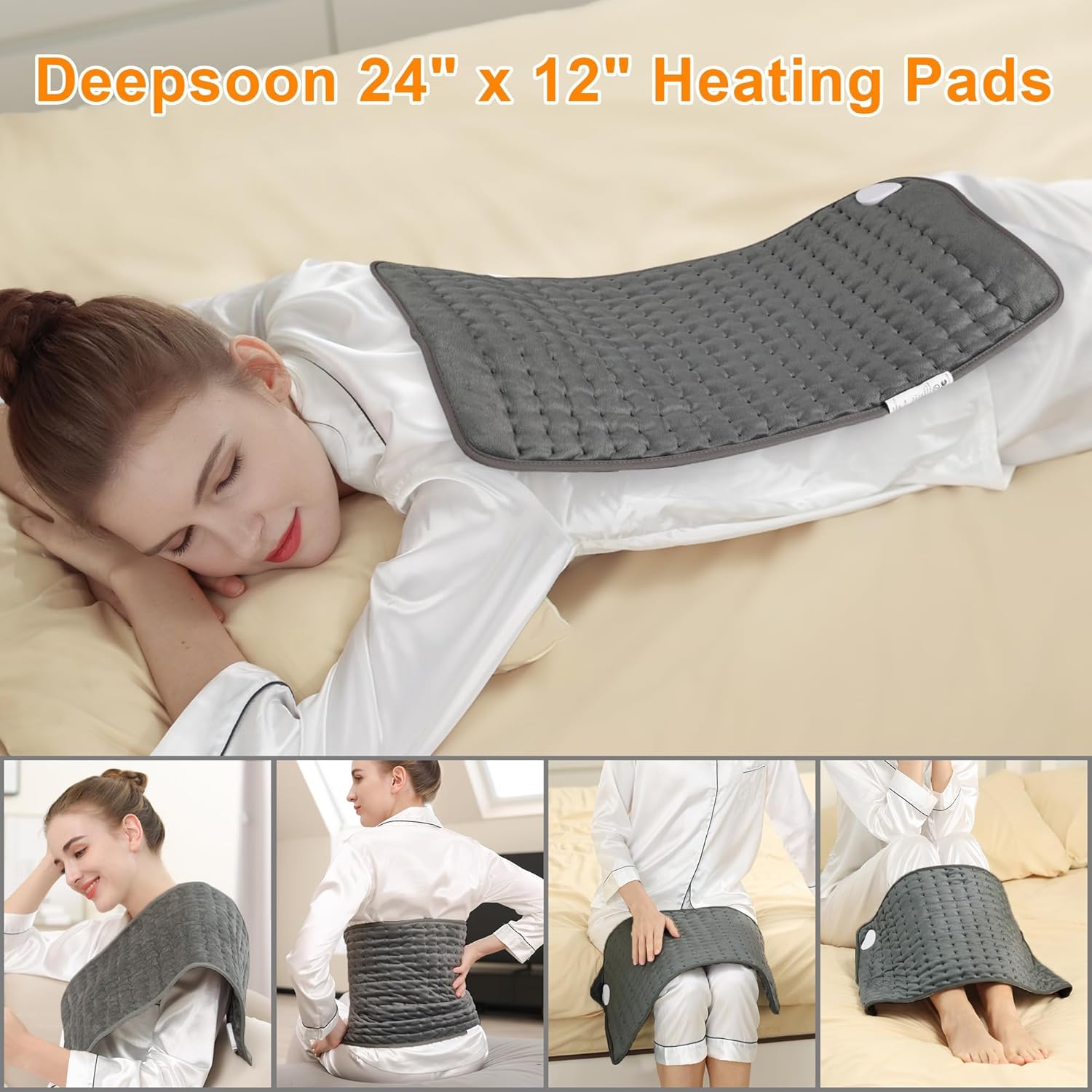 Deepsoon Heating Pad,Electric Heating Pads