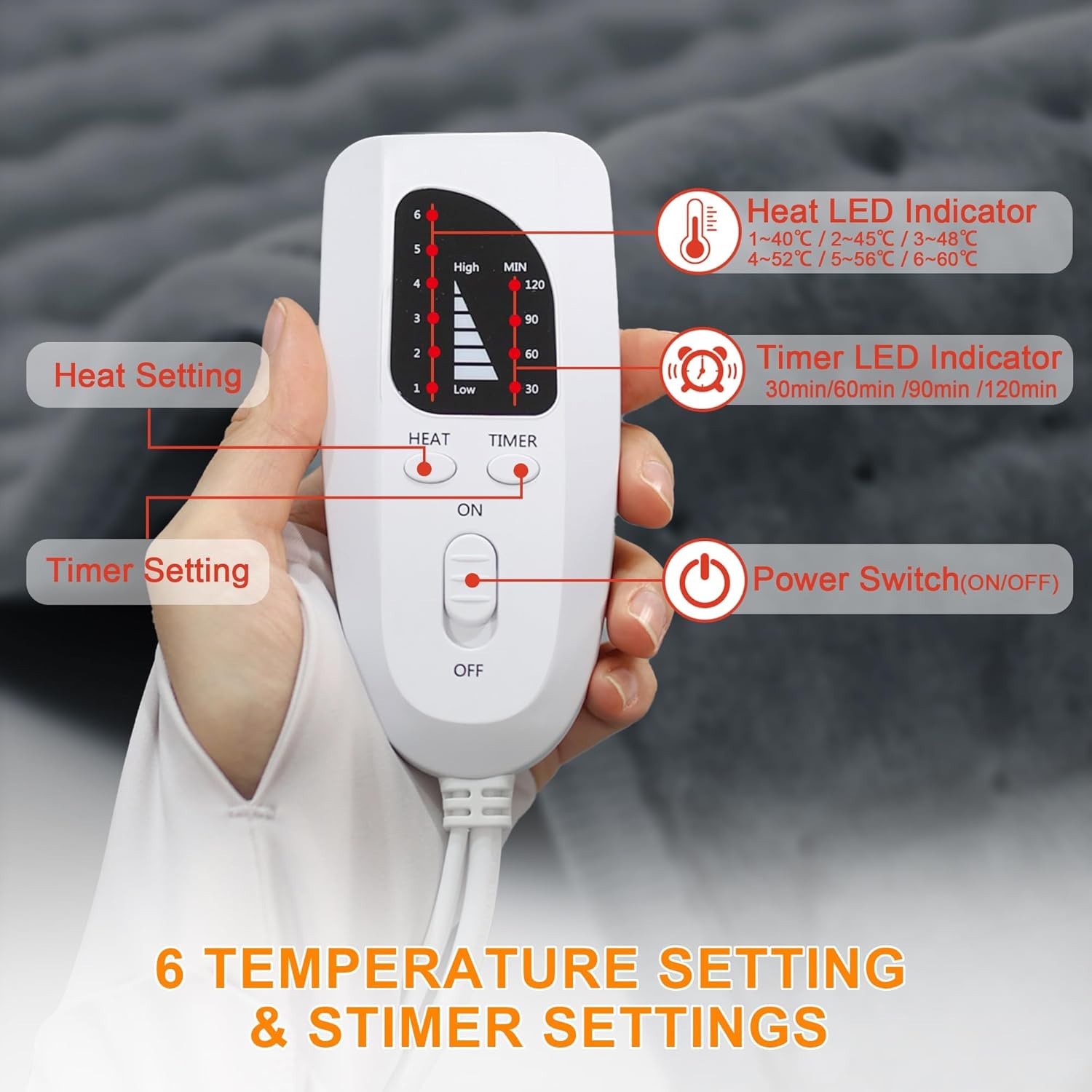 Deepsoon Heating Pad,Electric Heating Pads