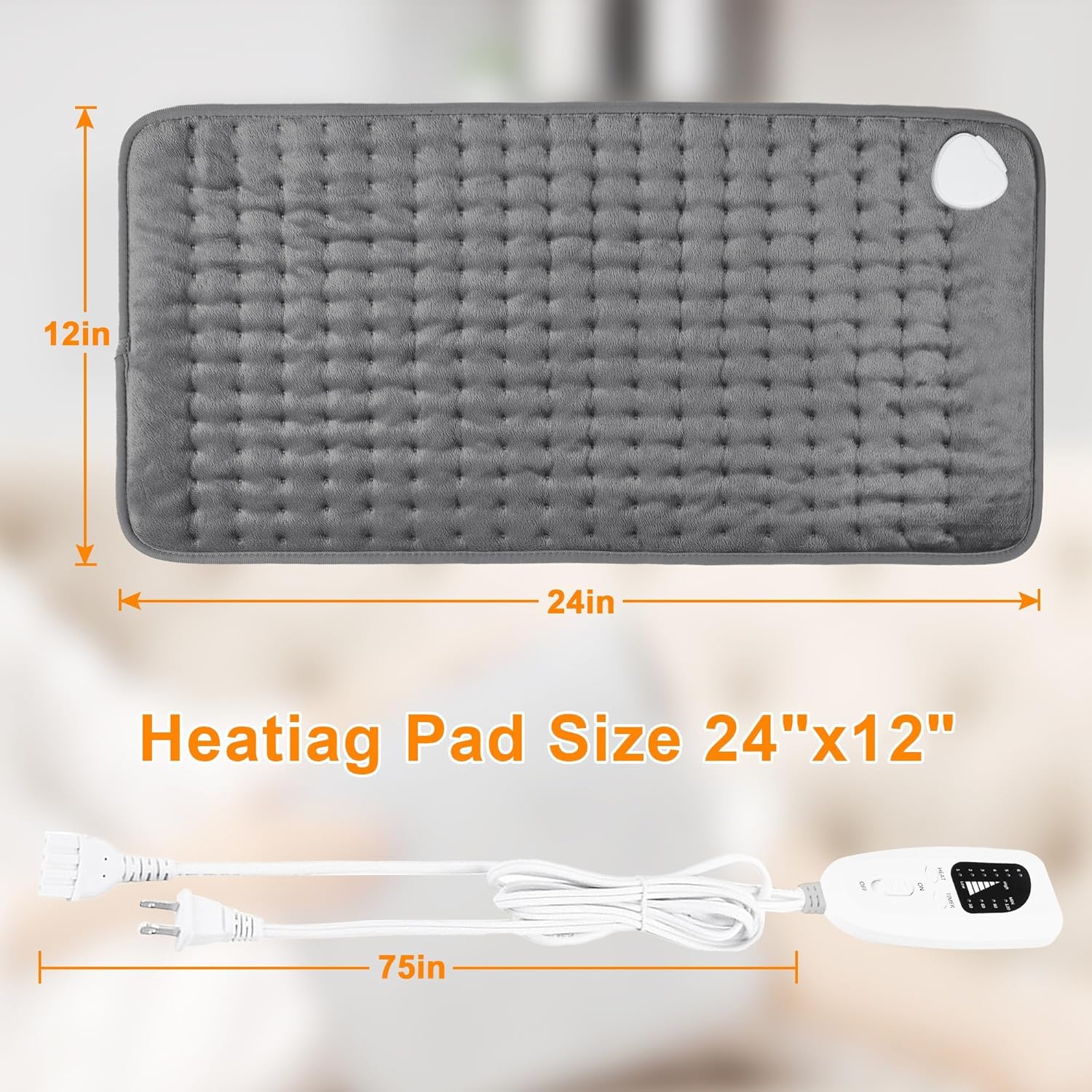Deepsoon Heating Pad,Electric Heating Pads