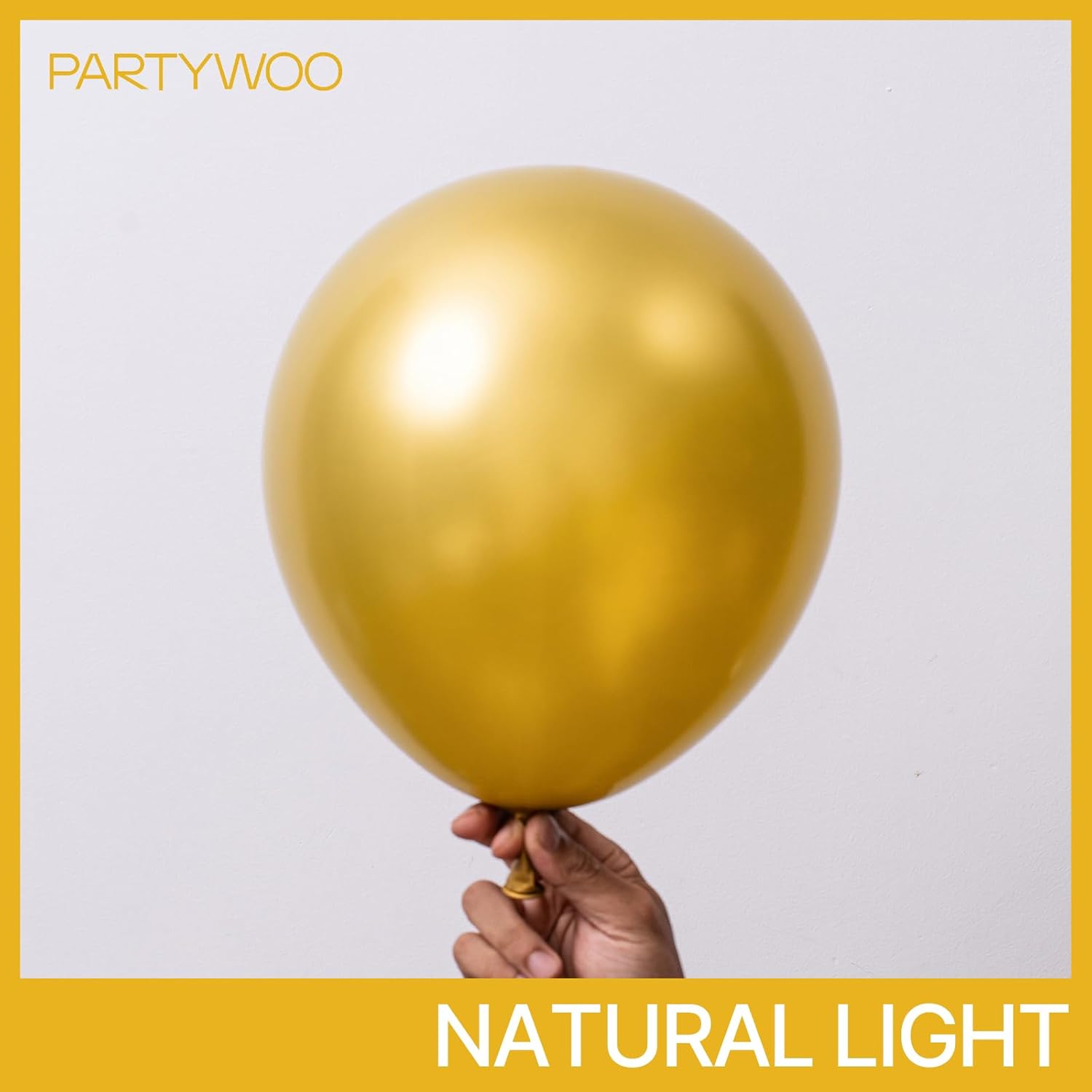 PartyWoo Gold Balloons 140pcs Different