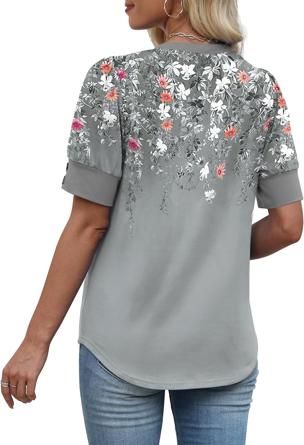 OFEEFAN Womens Tops Short Sleeve