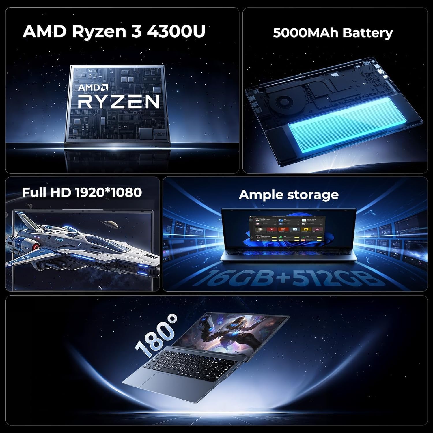 Gaming Laptop with AMD Ryzen