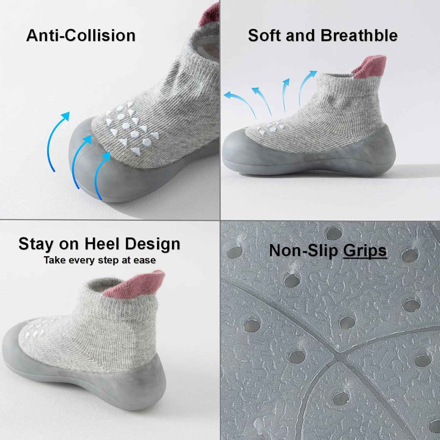 Hstyle Baby Sock Shoes Toddler