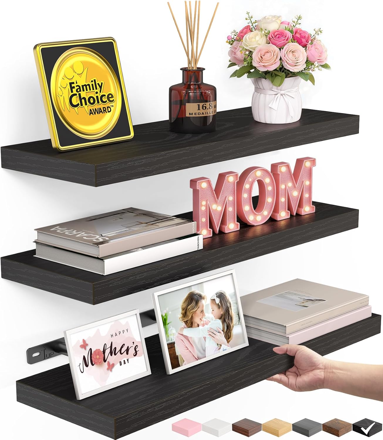 BAYKA Floating Shelves for Wall
