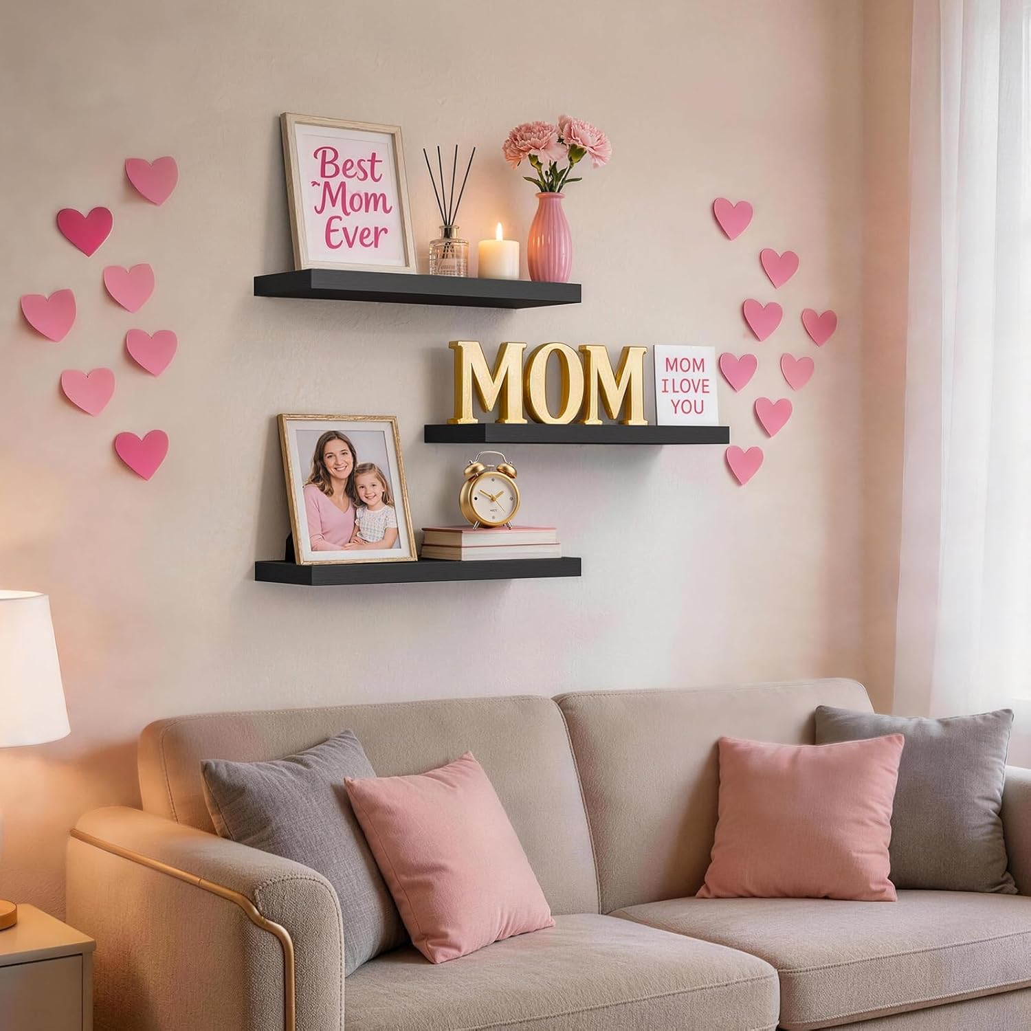 BAYKA Floating Shelves for Wall