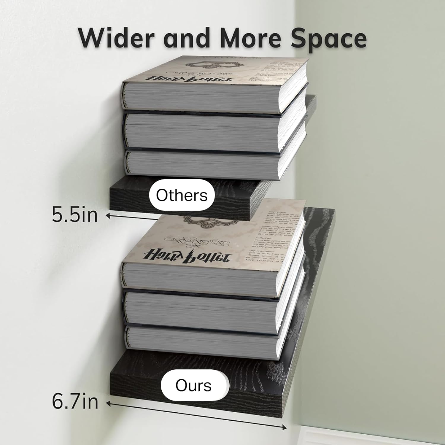 BAYKA Floating Shelves for Wall