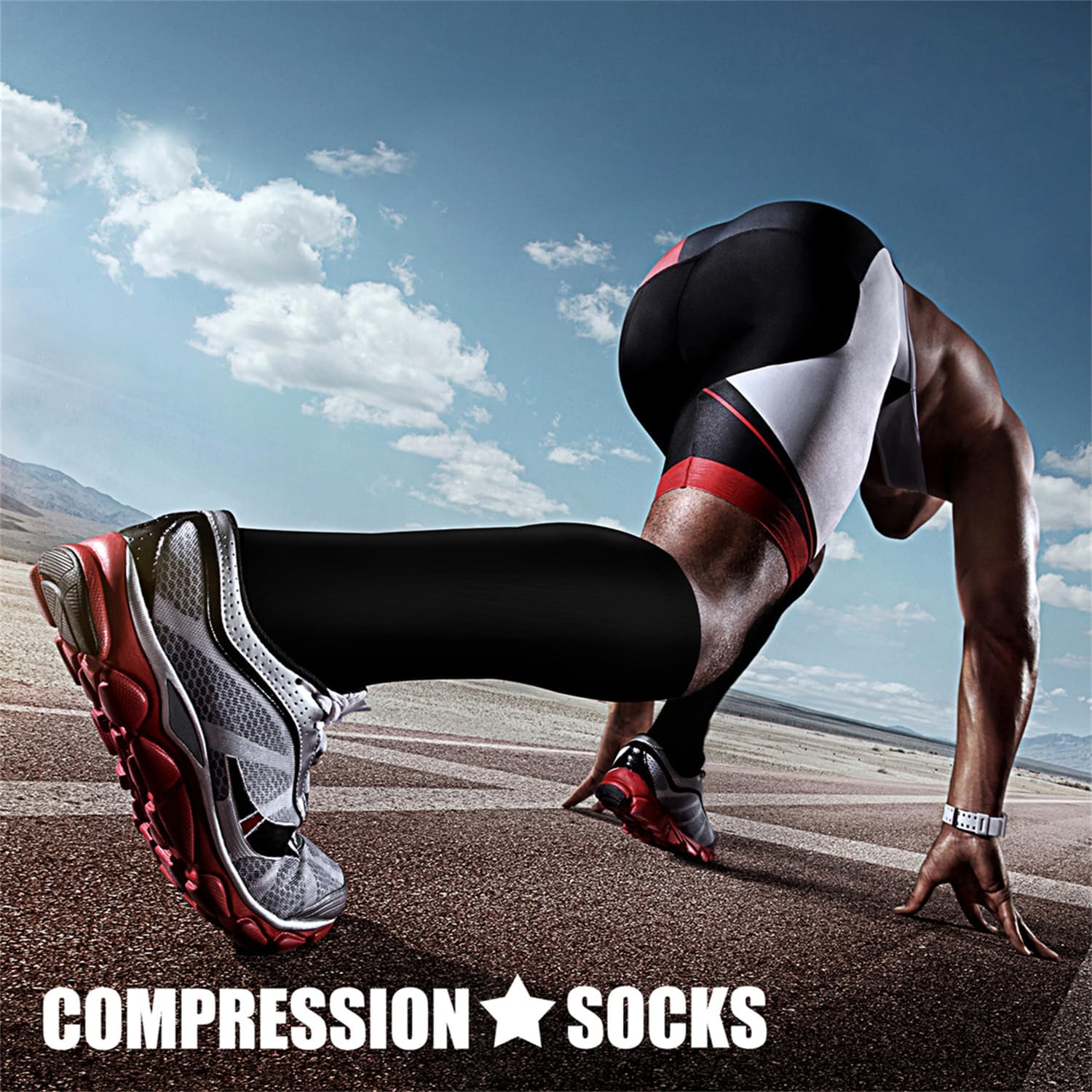 CHARMKING Compression Socks for Women