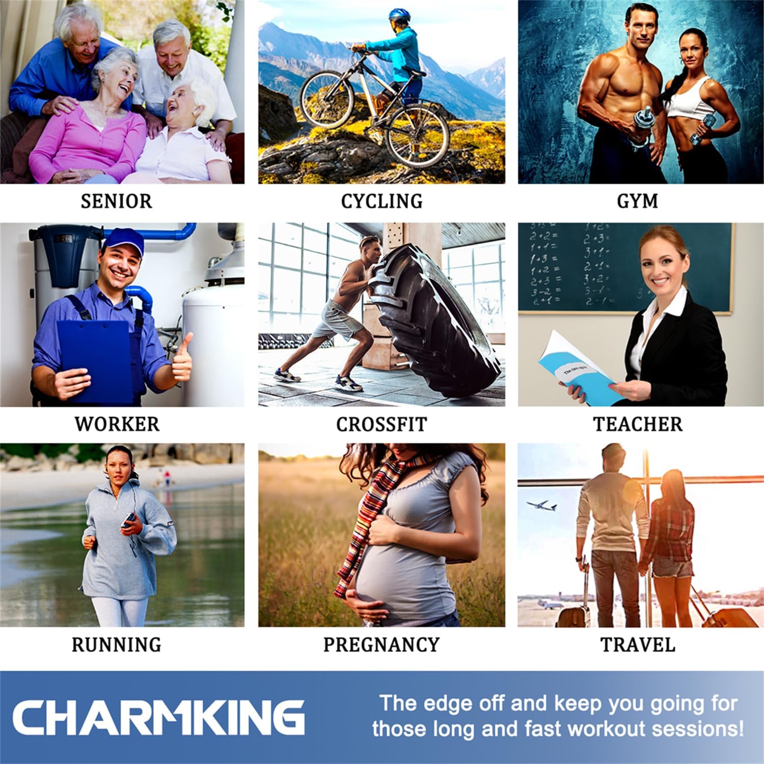 CHARMKING Compression Socks for Women