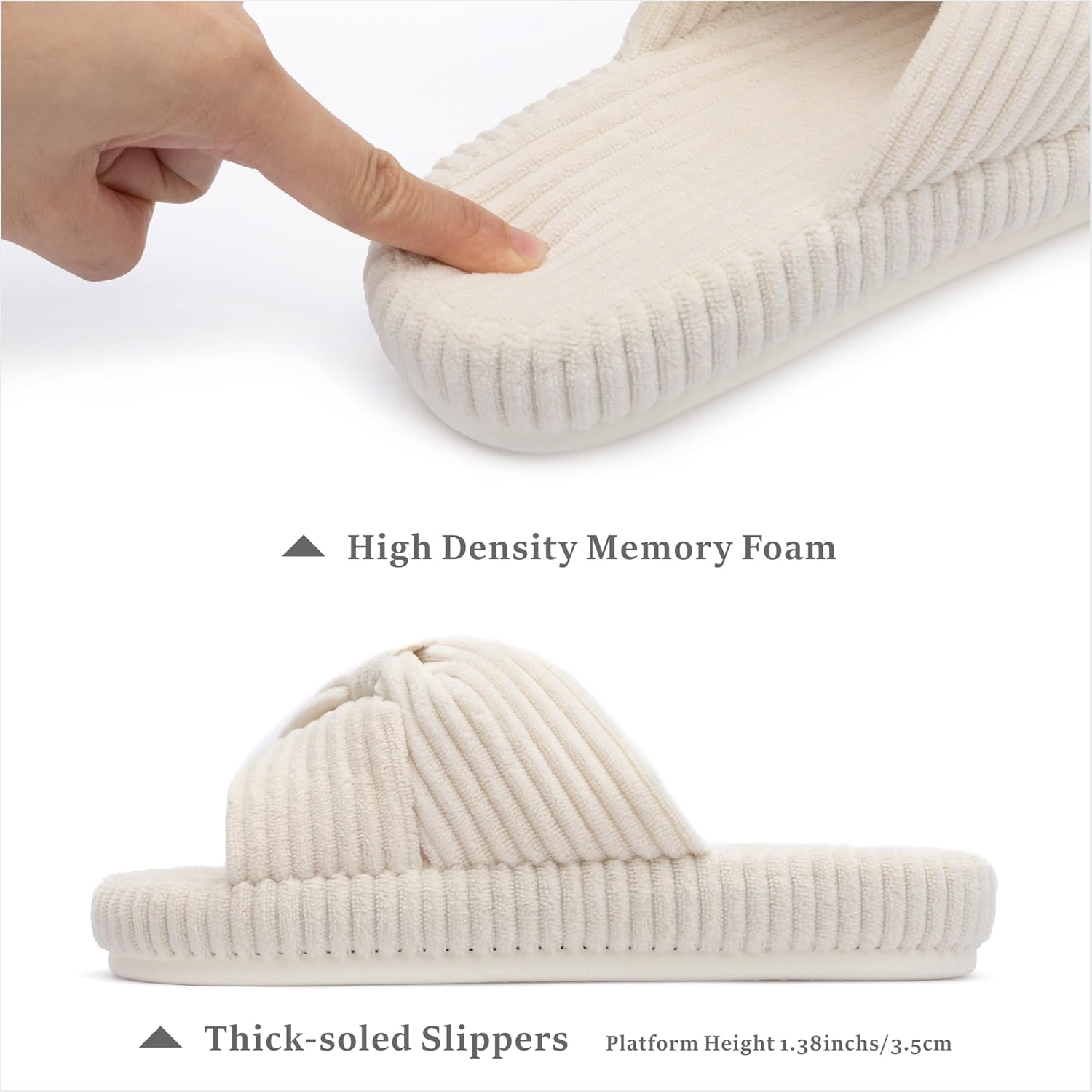Chantomoo Slippers for Women Memory