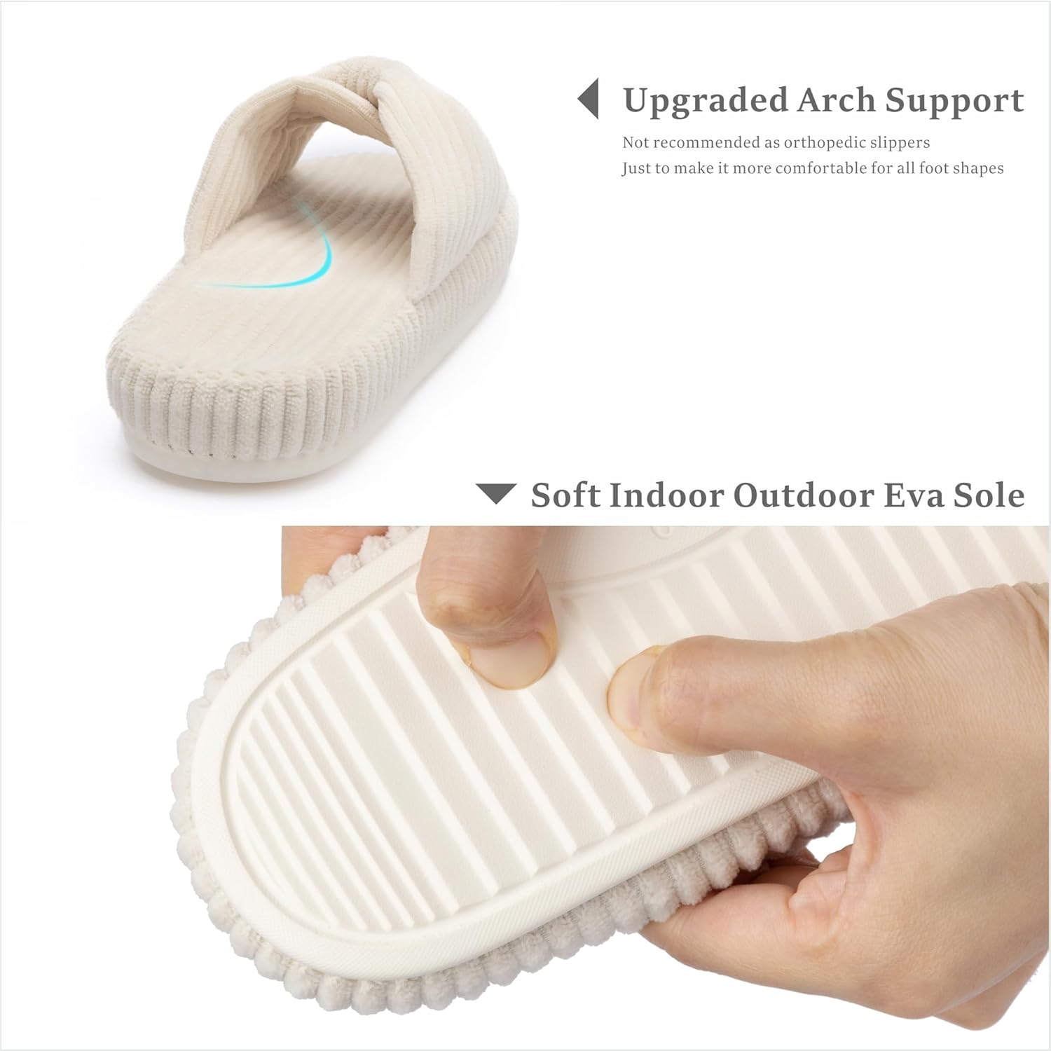 Chantomoo Slippers for Women Memory