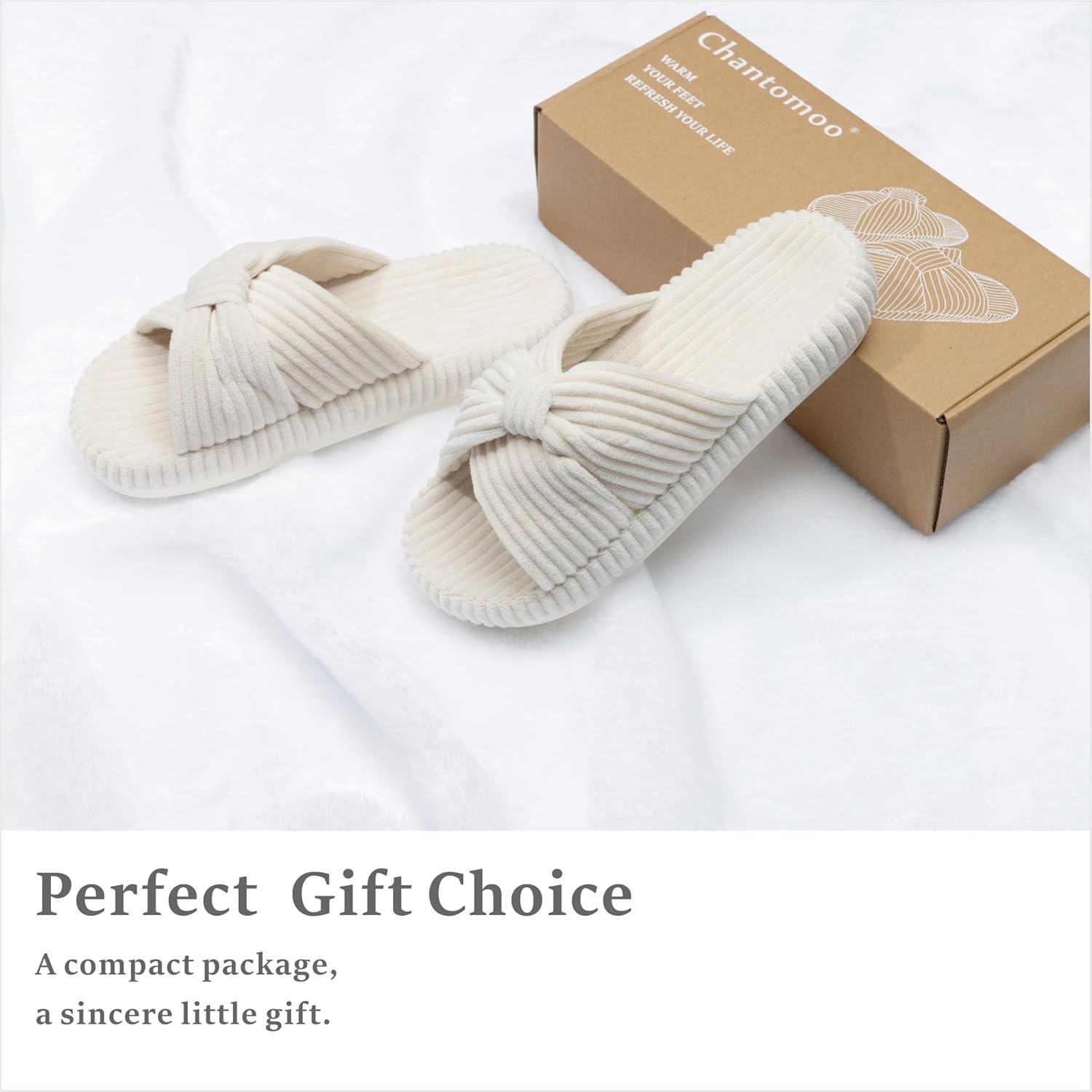 Chantomoo Slippers for Women Memory