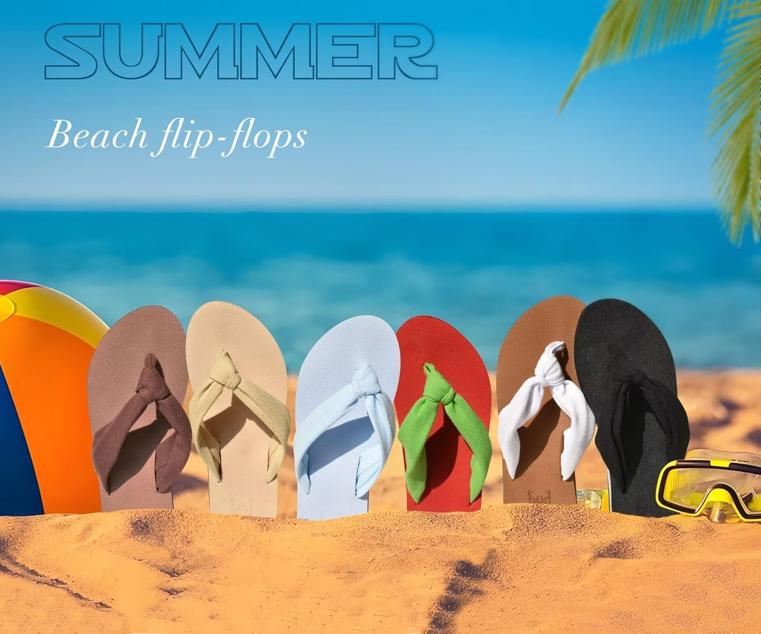 KuaiLu Flip Flops for Women