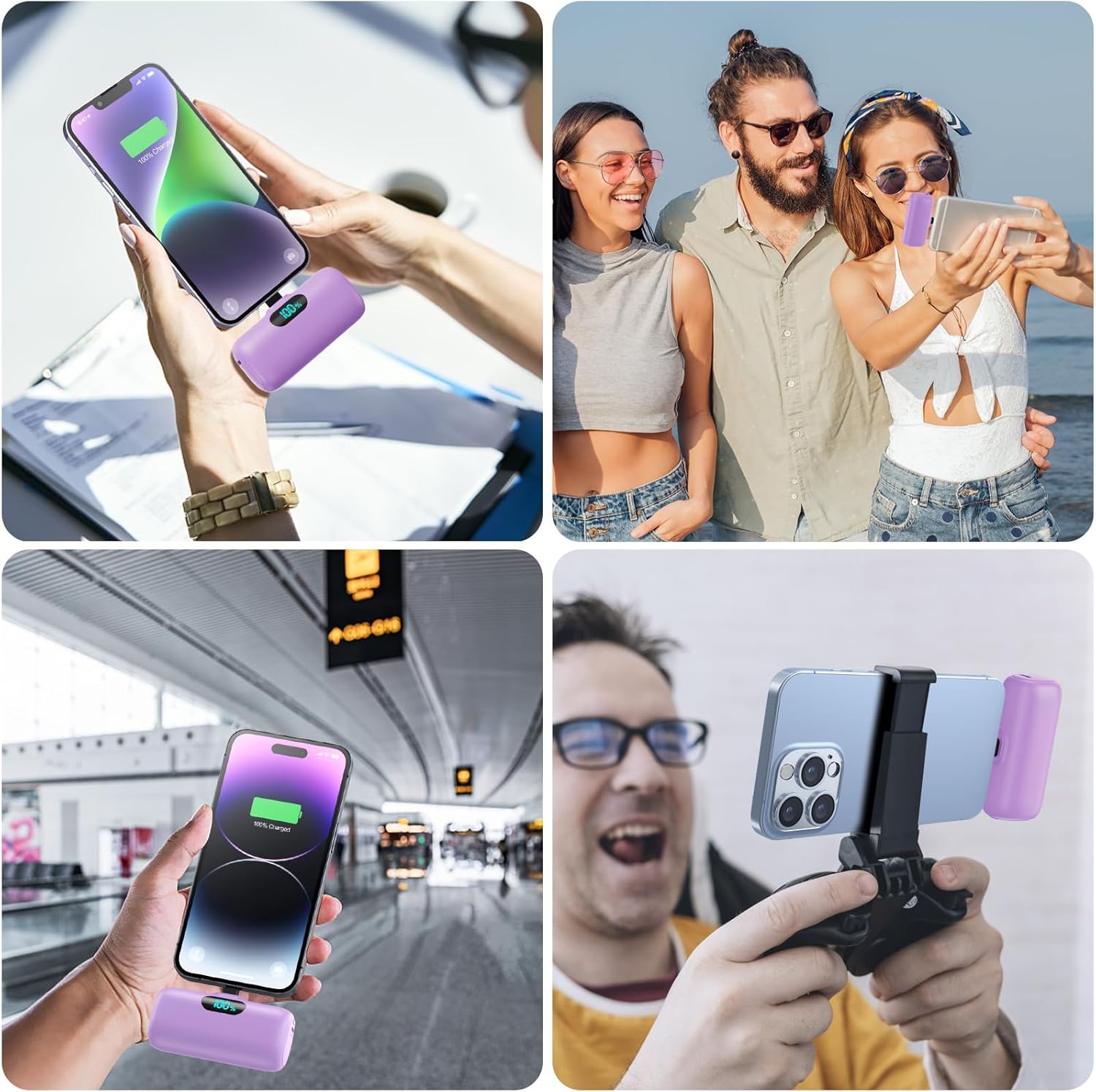 Small Portable Charger for iPhone,Upgraded