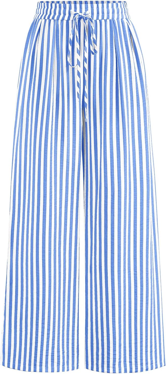 PRETTYGARDEN Womens Pants Elastic Waist