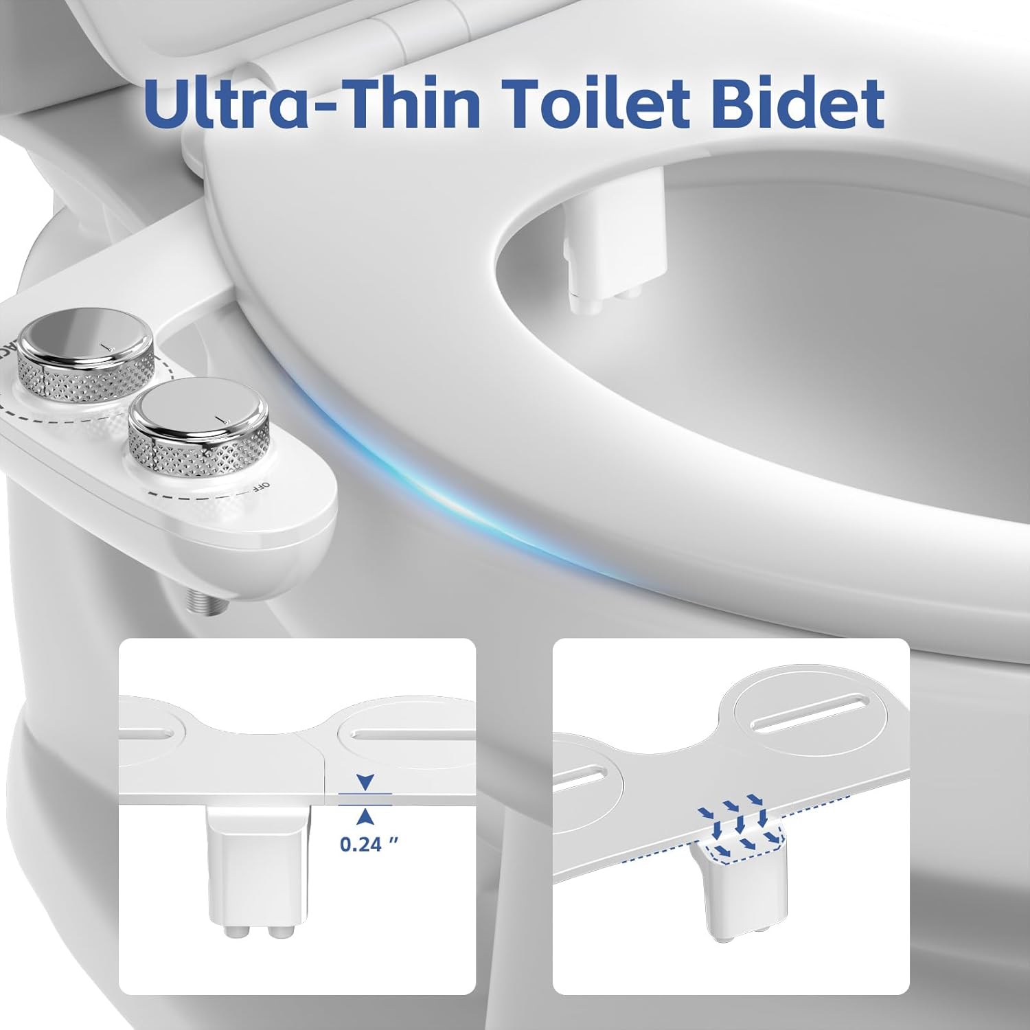 Bidet Attachment for Toilet Seat