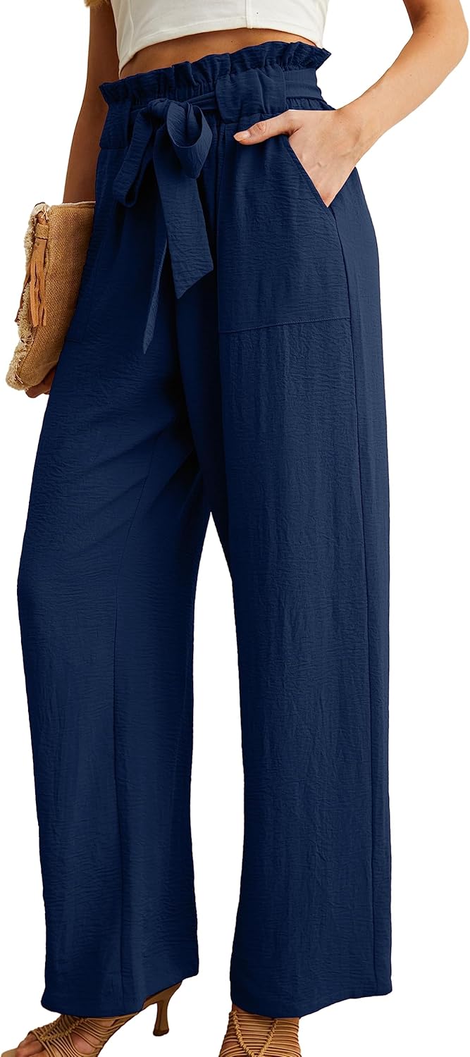 IWOLLENCE Women's Wide Leg Pants