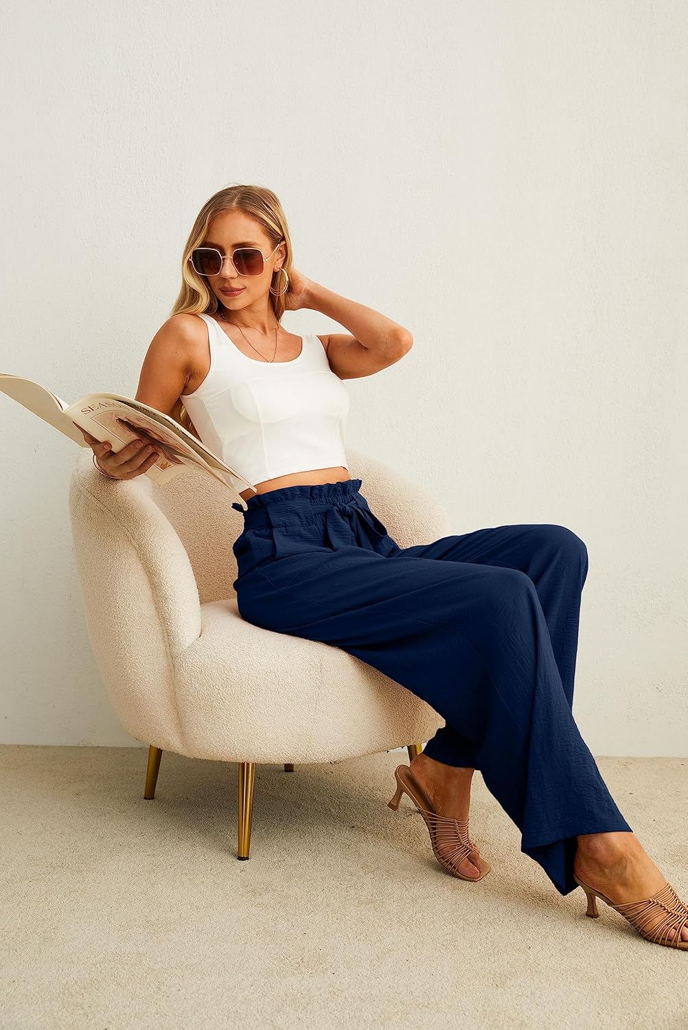IWOLLENCE Women's Wide Leg Pants
