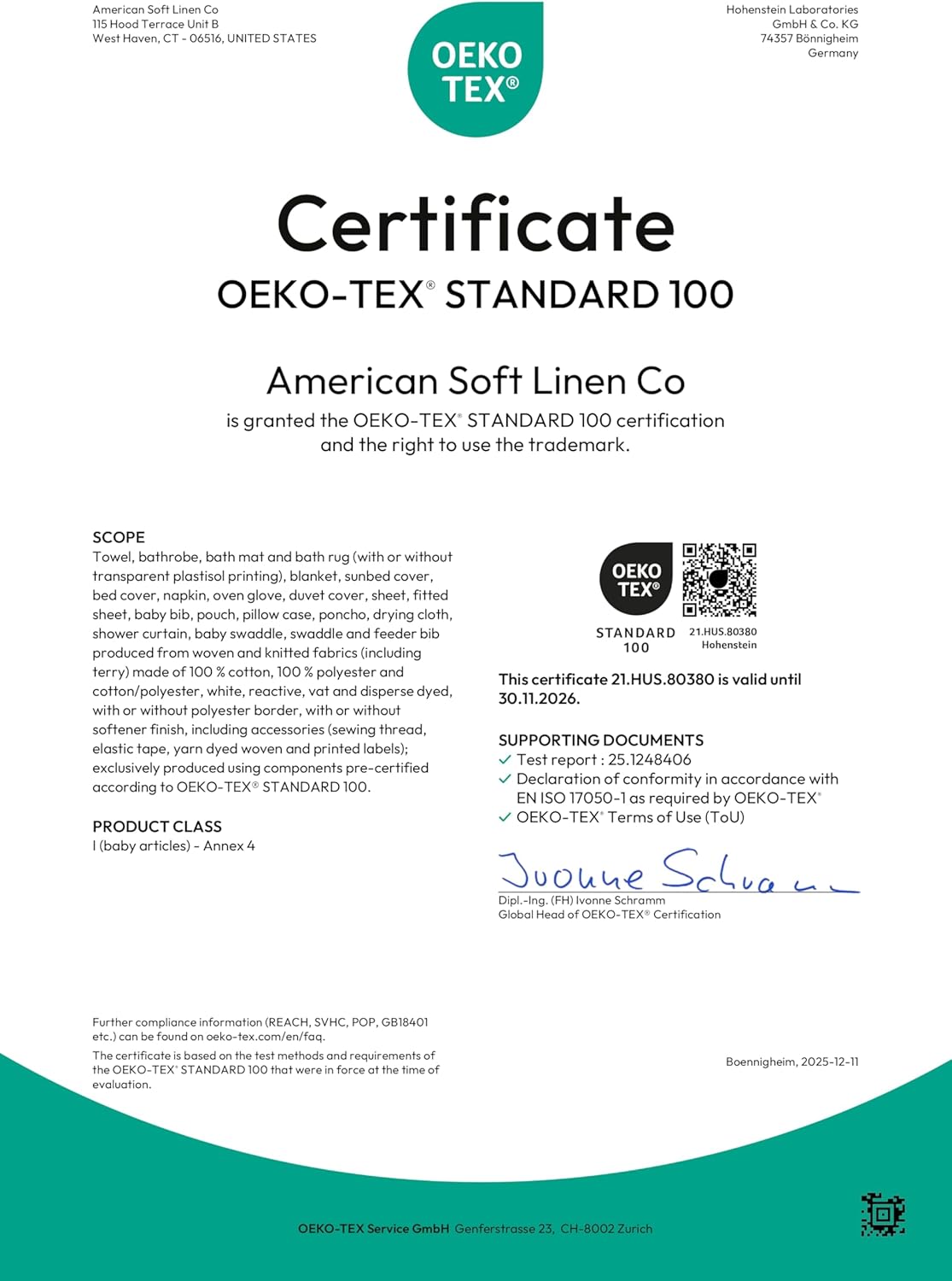 American Soft Linen Luxury Hand