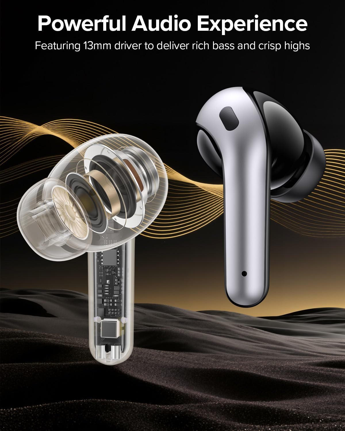 TAGRY Bluetooth Headphones True Wireless